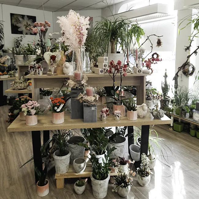 Verkaufstisch im Laden